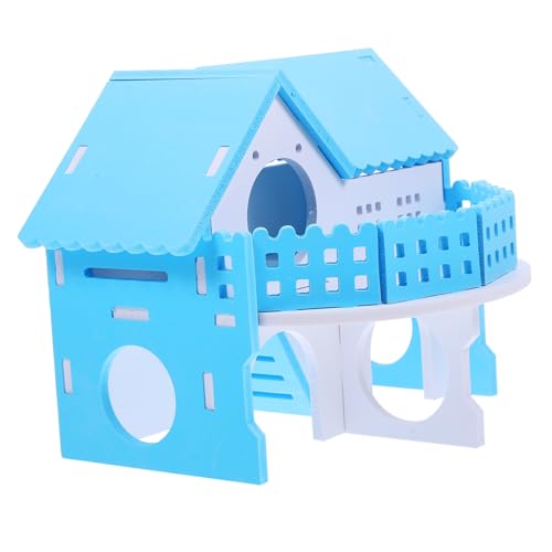 UKCOCO Hamsterhaus Luxuriöse Zweistöckige Villa Für Hamster Und Meerschweinchen Verschleißfestes Design Schlafen Und Verstecken Weiße Farbgebung Kleine UKCOCO Hamsterhaus Luxuriöse Zweistöckige Villa Für Hamster Und Meerschweinchen Verschleißfestes Design Schlafen Und Verstecken Weiße Farbgebung Kleine von UKCOCO