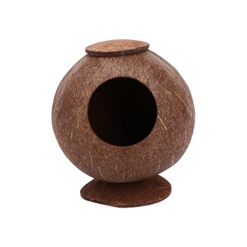 UKCOCO Hamsternest Aus Kokosnussschalen Hamsterhäuser Und Verstecke Hamsterspielzeug Meerschweinchenfutter Hamsterbettwäsche Drinnen Kokoshaut Eichhörnchen Nest Zucht Hölzern Brown UKCOCO Hamsternest Aus Kokosnussschalen Hamsterhäuser Und Verstecke Hamsterspielzeug Meerschweinchenfutter Hamsterbettwäsche Drinnen Kokoshaut Eichhörnchen Nest Zucht Hölzern Brown von UKCOCO