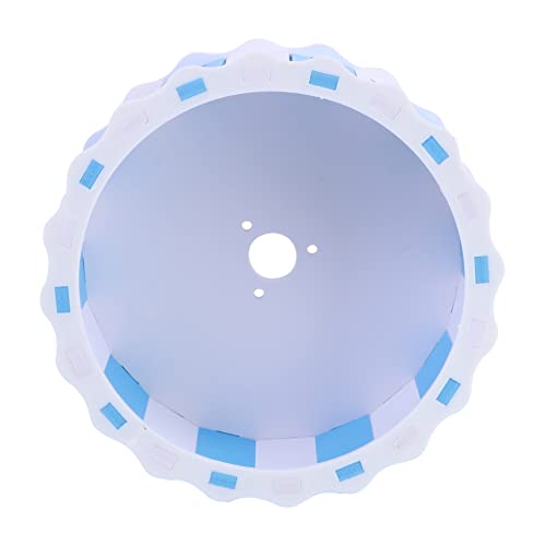 UKCOCO Hamsterrad Hamster hamsterspielzeug Hamster pet Supplies Hamster Running Wheel ruhiges Hamsterrad drinnen Leise Holzrad Hamster spielt Rad Bambus Blue von UKCOCO