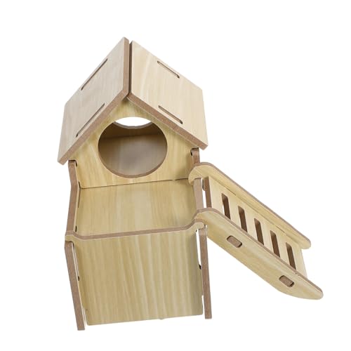 UKCOCO Hamsterhaus Aus Holz Sicheres Versteck Und Spielzeug Für Hamster Und Kleine Haustiere Kreatives Käfigzubehör Für Gemütliches Habitat Einfacher Aufbau Realistische UKCOCO Hamsterhaus Aus Holz Sicheres Versteck Und Spielzeug Für Hamster Und Kleine Haustiere Kreatives Käfigzubehör Für Gemütliches Habitat Einfacher Aufbau Realistische von UKCOCO