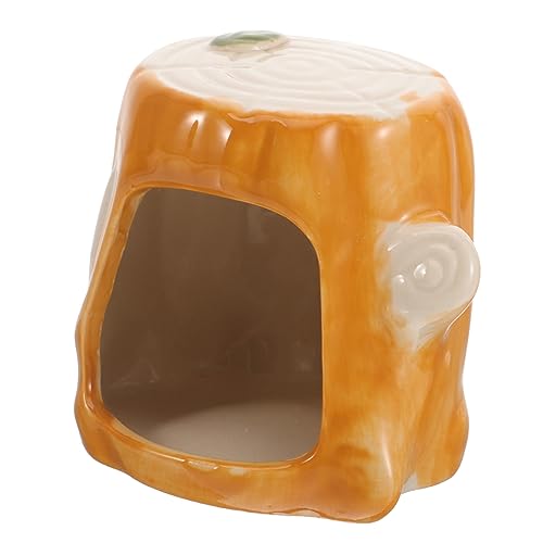 UKCOCO Hamsterversteck aus Keramik Kühlhaus für Kleintiere Niedliches Hamsternest Stumpfform und Bietet Rückzugsort und Schlafplatz für Hamster und Andere UKCOCO Hamsterversteck aus Keramik Kühlhaus für Kleintiere Niedliches Hamsternest Stumpfform und Bietet Rückzugsort und Schlafplatz für Hamster und Andere von UKCOCO