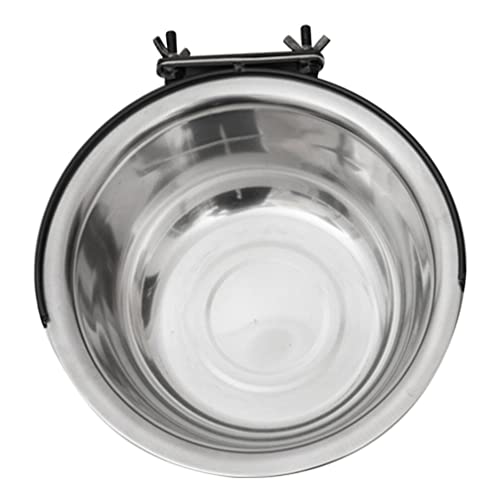 UKCOCO Hanging Dog Bowl, Dog Crate Water Bowl Clip on Stainless Steel Dog Bowls Dog Water Bowl Dog Cage Bowl Pet Feeding Bowls for Rabbit Dog Cat von UKCOCO