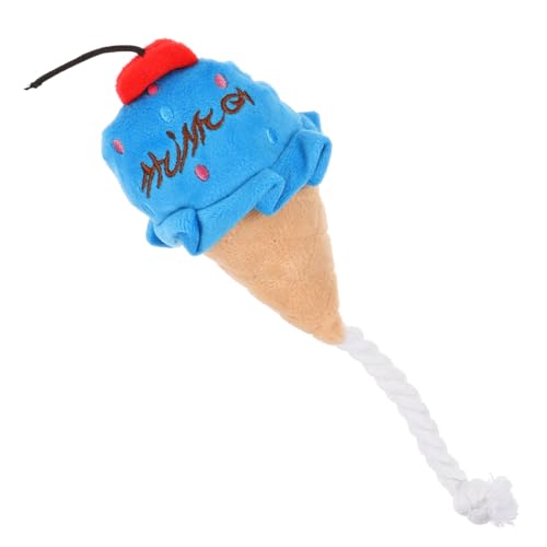 UKCOCO Haustier Eiscreme Aus Baumwollseil Unzerstörbares Kauspielzeug Für Interaktives Plüschtier Für Welpen Fördert Und Bewegung UKCOCO Haustier Eiscreme Aus Baumwollseil Unzerstörbares Kauspielzeug Für Interaktives Plüschtier Für Welpen Fördert Und Bewegung von UKCOCO
