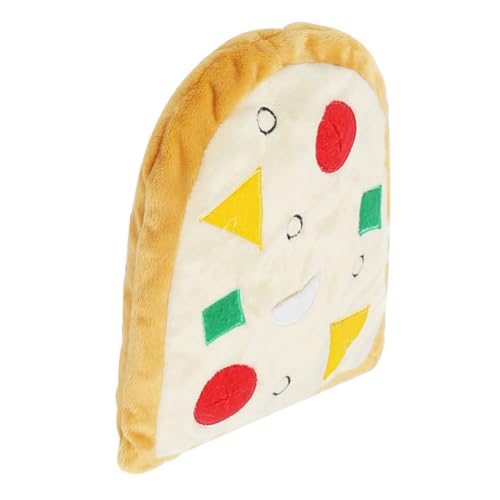UKCOCO Haustier Kauspielzeug Pizza Form Quietschspielzeug für Kleine Molarenspielzeug für Welpen Plüschspielzeug zur Zahnpflege Sicher und Langlebig für Stundenlangen UKCOCO Haustier Kauspielzeug Pizza Form Quietschspielzeug für Kleine Molarenspielzeug für Welpen Plüschspielzeug zur Zahnpflege Sicher und Langlebig für Stundenlangen von UKCOCO