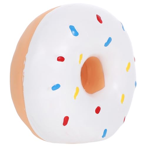 UKCOCO Haustier Latexspielzeug Welpenspielzeug Donuts Interaktives Latex Quietschball Hunde Latex Quietschspielzeug Quietschtiere Quietschspielzeug Kauspielzeug von UKCOCO