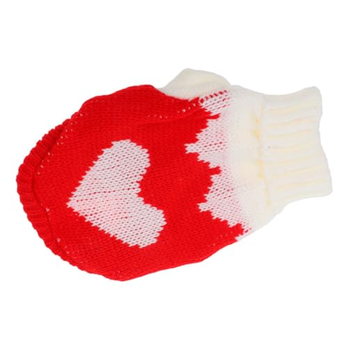 UKCOCO Haustier-Pullover Hund-Valentinspullover Hundekostüm zum Valentinstag Haustierbekleidung für Hunde Kätzchen-Pullover Hundepullover für Mädchen Pullover mit Hundeherzen Garn UKCOCO Haustier-Pullover Hund-Valentinspullover Hundekostüm zum Valentinstag Haustierbekleidung für Hunde Kätzchen-Pullover Hundepullover für Mädchen Pullover mit Hundeherzen Garn von UKCOCO