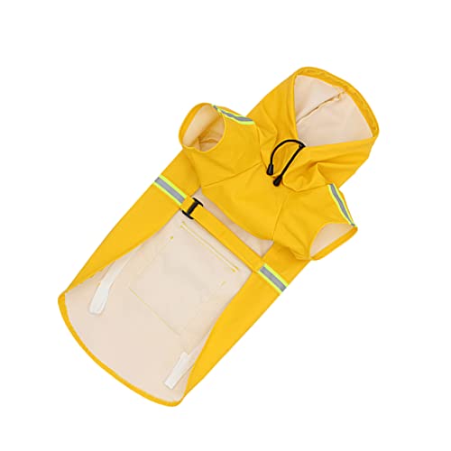 UKCOCO Haustier Reflektierender Regenmantel Regenmäntel Klein Hunderegenjacke Hundekleidung Regenmantel Für Große Hunde Undurchlässig Hunde Regenmantel Mittel Welpen Regenmantel Haustiere von UKCOCO