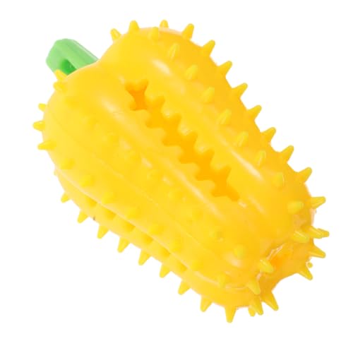 UKCOCO Haustier Undichter Ball Haustier Hund Katze Slow Food Hundespielzeug Haustier Undichtes Hundefutter -puzzlespielzeug Zahnbürstenspielzeug Für Welpen Yellow von UKCOCO