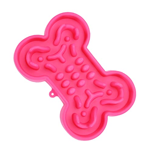 UKCOCO Haustierbedarf pet Supplies Easy putz Hundehaufen hundekot Haustierzubehör Tierfutternäpfe fressen langsam Welpenbedarf Hund frisst langsam schüssel Futternapf für Haustiere Rosa von UKCOCO