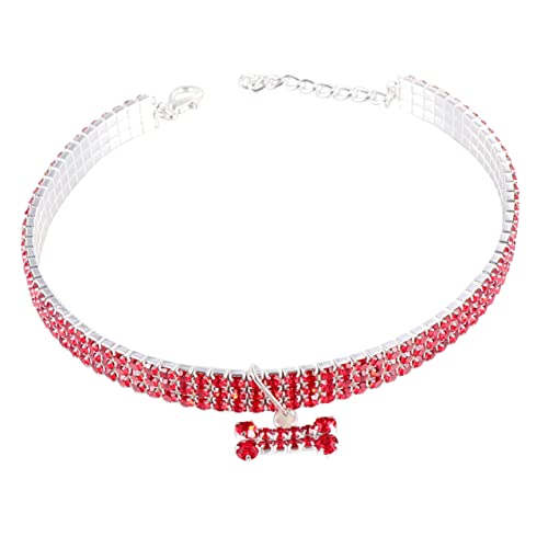 UKCOCO Haustierbedarf pet Supplies hundezubehör hundehalstuch hundekragen hundehalsbänder Hund Plüsch Rassen für Hunde Hund kristall Halsband Haustierhalsband mit Strasssteinen rot UKCOCO Haustierbedarf pet Supplies hundezubehör hundehalstuch hundekragen hundehalsbänder Hund Plüsch Rassen für Hunde Hund kristall Halsband Haustierhalsband mit Strasssteinen rot von UKCOCO