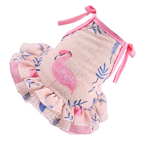 UKCOCO Haustierhundkleidung Geburtstag Hunde-Outfits Kostüme Haustierkleidung Katzenrock Haustierbedarf Hund Hawaii-Kleidung Hundekleidung Katze Hawaiikleid Rosa von UKCOCO
