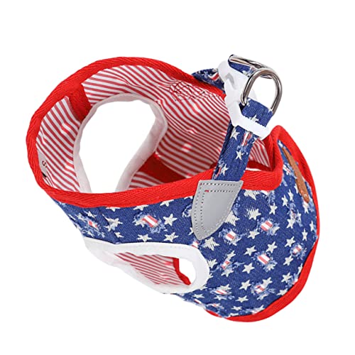 UKCOCO Haustierkabelbaum hundeweihnachtskostüme Dog Christmas Outfit hundegeschenke Sternenmuster Hundeweste Dog Accessories Party-Hundetuch Partykleidung für Haustiere Haustierweste Blue von UKCOCO