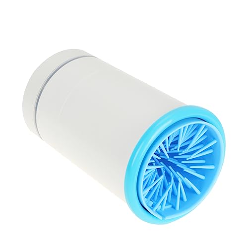 UKCOCO Pet Fußmassagegerät USB-ladbarer Silikon-Waschmaschine Rotations-Werkzeug Für Pfotenreinigung s Blau Und Weiß Komfort Für Ihr Haustier Einfache Reinigung Und Massage von UKCOCO