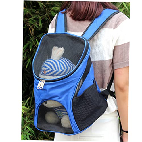 UKCOCO Haustiertasche pet Supplies haustierbedarf katzenrucksack Rucksack für Katzen cat Backpack pet Backpack Aufbewahrungstasche für Hunde Katzentransporter Transportbox für Katze Blue von UKCOCO