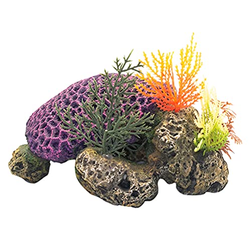 UKCOCO Haustierzubehör 1 stück Aquariumschildkröte Korallen Dekor Simulation Korallenzierung Ornament Ask Tank dekor von UKCOCO