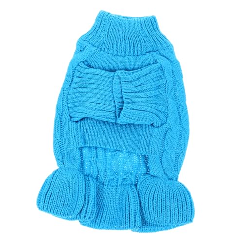 UKCOCO Hochwertiger Hundepullover mit Hohem Kragen Wärmend Dehnbar Angenehmes Material für Kleine Hunde Winterliche Schutzkleidung Kuschelig Langlebig Modisch und Bequem für Kalte Tage von UKCOCO