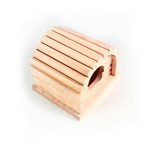 UKCOCO Holz Hamsterhaus für Kleine Haustiere Natürlicher Schlafplatz mit Rundöffnung für Hamster Mäuse und Igel aus Unbehandeltem Holz Sicher und Langlebig UKCOCO Holz Hamsterhaus für Kleine Haustiere Natürlicher Schlafplatz mit Rundöffnung für Hamster Mäuse und Igel aus Unbehandeltem Holz Sicher und Langlebig von UKCOCO