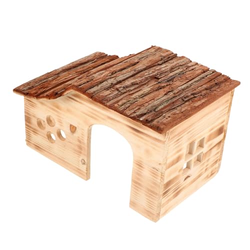 UKCOCO Holz Hamsterversteck Für Kleine Stabile Hütte Aus Massivem Holz Für Meerschweinchen Und Hamster Und Sicher Für Dauerhaften Einsatz UKCOCO Holz Hamsterversteck Für Kleine Stabile Hütte Aus Massivem Holz Für Meerschweinchen Und Hamster Und Sicher Für Dauerhaften Einsatz von UKCOCO