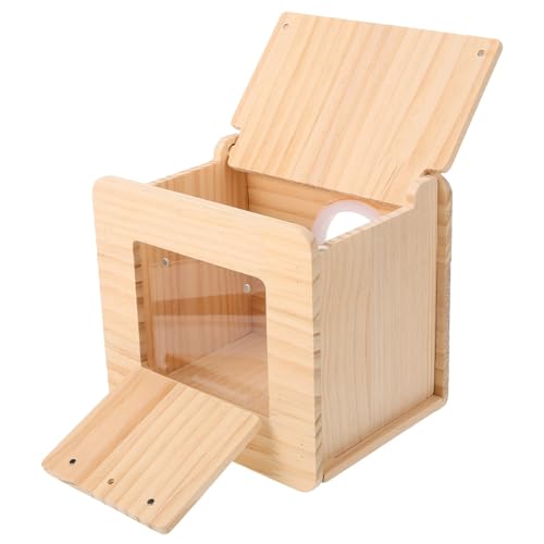 UKCOCO Holz Vogelhaus Nistkasten Für Kleine Hängendes Nest Für Garten Terrasse Geburtstagsgeschenk Und Witterungsbeständig von UKCOCO