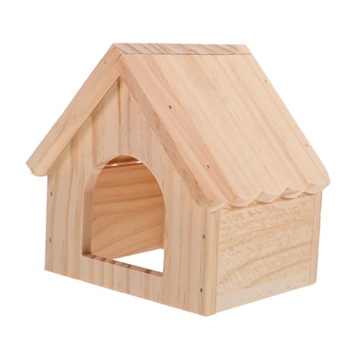 UKCOCO Holzhaus für Kleintiere Versteck für Hamster und Meerschweinchen Abnehmbarer Futter und Wasserplatz Verschleißfest für Zwerghamster Ratten und Ähnliche Haustiere UKCOCO Holzhaus für Kleintiere Versteck für Hamster und Meerschweinchen Abnehmbarer Futter und Wasserplatz Verschleißfest für Zwerghamster Ratten und Ähnliche Haustiere von UKCOCO