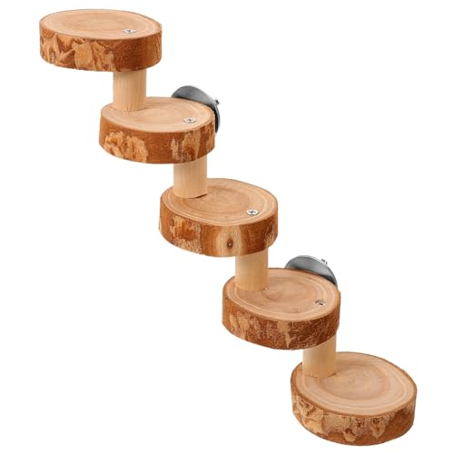 UKCOCO Hamster Spielzeug Holzleiter Für Kleine Haustiere Sichere Und Praktische Kletterbrücke Für Hamster Und Vögel Einfache Reinigung Und Pflege Für Käfige Und Spielplätze UKCOCO Hamster Spielzeug Holzleiter Für Kleine Haustiere Sichere Und Praktische Kletterbrücke Für Hamster Und Vögel Einfache Reinigung Und Pflege Für Käfige Und Spielplätze von UKCOCO