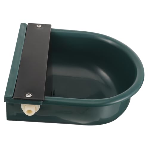 UKCOCO Hund Wassernapf Flasche Slow Feeder Hundenapf Verschütten Spender Für Wassernapf Für Hunde Hühnerfutter Haustierwasserschale Hundefutter Wasserspender Hydro Vieh Plastik Dark Green von UKCOCO