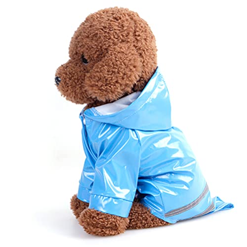 UKCOCO Hunderegenjacken Für Kleine Hunde Hund Regen Slicker Regenmantel Für Hunde Hunderegenmäntel Für Große Hunde Großer Hund Regenmantel Regenponcho Für Hunde Mit Kapuze Jacke Mit Hut von UKCOCO