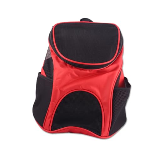 UKCOCO Hundeaufbewahrungstasche Kennel Kit Hundeträger Haustier Hund Rucksack Katze Käfig Tragetaschen Rot von UKCOCO
