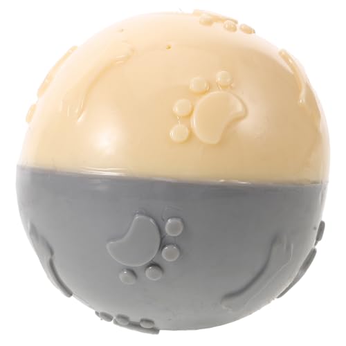 UKCOCO Hundeball Aus Strapazierfähigem Und Quietschend Interaktiver Kauspielball Für Zahnreinigung Und Spielspaß Für Welpen UKCOCO Hundeball Aus Strapazierfähigem Und Quietschend Interaktiver Kauspielball Für Zahnreinigung Und Spielspaß Für Welpen von UKCOCO