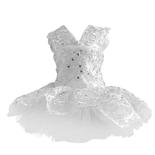 UKCOCO Hundekleid Dog Costume hundebekleidung hundeausstattung Dog Accessories Hundehochzeit Größe Spitze Haustier Rock für Hund Outfits UPS Rockkostüm für Hund pet Kleidung Rock Silver von UKCOCO