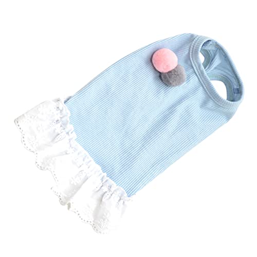 UKCOCO Hundekleid pet Supplies haustierbedarf hundezubehör Dog Costume Dog Clothes Dog Accessories Größe groß Weste Hundeanzug Kleidung Pet-Spitzenrock Rockkostüm für Hund Blue UKCOCO Hundekleid pet Supplies haustierbedarf hundezubehör Dog Costume Dog Clothes Dog Accessories Größe groß Weste Hundeanzug Kleidung Pet-Spitzenrock Rockkostüm für Hund Blue von UKCOCO