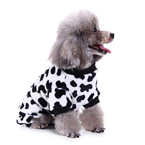 UKCOCO Hundekostüme Für Kleine Hunde Flanell-hundepyjama-hundehemd Süßes Hundekostüm Halloween-kostüme Für Hunde Katzen-Halloween-kostüm Junge Hundekleidung Warm Großer Hund Sanft Damen von UKCOCO