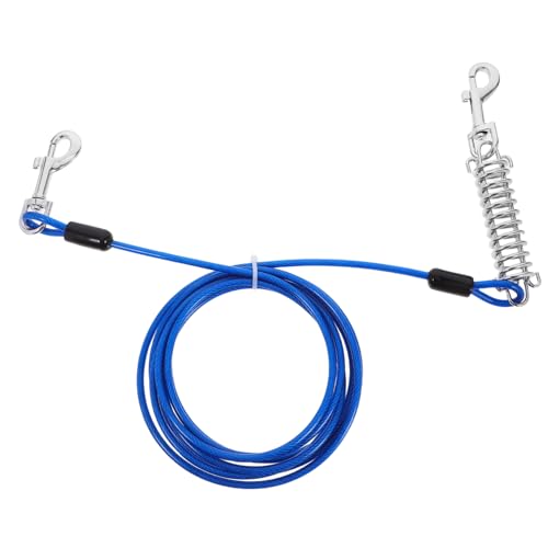 UKCOCO Hundeleine Federschnallenverbindung Campingseil Drehhaken Clips Doppelöffnung Drehkarabinerhaken Drehschnallengurt Schuhe Kettengeschirr Für Hunde von UKCOCO