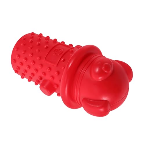 UKCOCO Feuerhydrant Hundespielzeug Interaktives Kauspielzeug Für Kleine Hunde Für Outdoor-aktivitäten Fördert Fitness Und Zahnpflege Material von UKCOCO