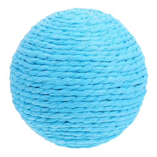 UKCOCO Großer Interaktiver Sisalball Für Katzen Spielzeug Mit Geräuschmechanismus Für Drinnen Fördert Kauen Kratzen Und Spielvergnügen Design Blau Für Zuhause UKCOCO Großer Interaktiver Sisalball Für Katzen Spielzeug Mit Geräuschmechanismus Für Drinnen Fördert Kauen Kratzen Und Spielvergnügen Design Blau Für Zuhause von UKCOCO