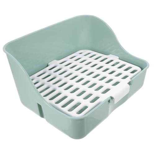 UKCOCO Kasten Laufrad für Hamster Lebewesen Welpe Wurf Kaninchenstall Ding kaninchentoilette Hamstertoilette Hasenzubehör für Kaninchen Häschen-Heu-Futterspender Abs Olive Green UKCOCO Kasten Laufrad für Hamster Lebewesen Welpe Wurf Kaninchenstall Ding kaninchentoilette Hamstertoilette Hasenzubehör für Kaninchen Häschen-Heu-Futterspender Abs Olive Green von UKCOCO