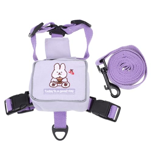 UKCOCO Katzen Rucksackgeschirr Mit Verstellbarer Leine Ergonomisches Design Für Komfortable Ausflüge Mit Kleinen Hunden Und Kätzchen Für Sicheres Training Und von UKCOCO