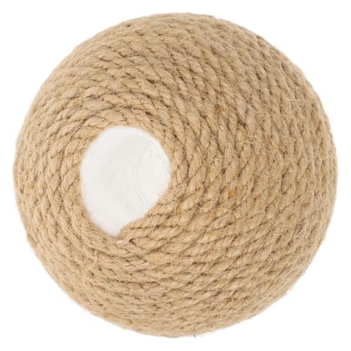 UKCOCO Katzen-kau- Und Kratzball, Interaktives Sisal-seilspielzeug Für Hauskatzen, Katzen-sisal-seilspielzeug, Das Ihr Haustier Und Unterhaltend Hält UKCOCO Katzen-kau- Und Kratzball, Interaktives Sisal-seilspielzeug Für Hauskatzen, Katzen-sisal-seilspielzeug, Das Ihr Haustier Und Unterhaltend Hält von UKCOCO