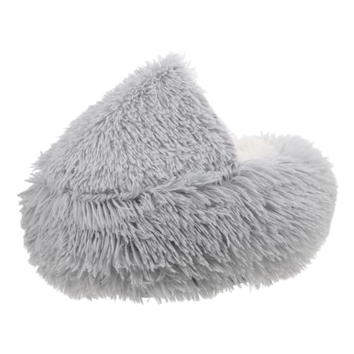UKCOCO Flauschiges Katzenbett Mit Kapuze Wärmebett Für Katzen Plüschiges Schlafbett Für Drinnen Gemütliches Katzenhölenbett Nest Für Kätzchen UKCOCO Flauschiges Katzenbett Mit Kapuze Wärmebett Für Katzen Plüschiges Schlafbett Für Drinnen Gemütliches Katzenhölenbett Nest Für Kätzchen von UKCOCO