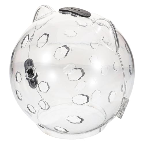 UKCOCO Katzenmaulkorb Atmungsaktive Katzenhaube Für Fellpflege Klarer Katzenhelm Beiß Für Katzen Schutzhelm Für Katzen S von UKCOCO