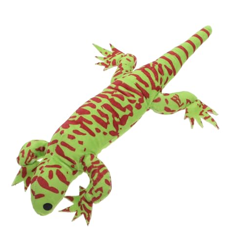 UKCOCO Plüsch Katzenspielzeug Mit Interaktivem Geräusch Lizard-Form Für Kätzchen Zahnpflege Und Unterhaltung Weichem Material Mit Katzenminze Gefüllt von UKCOCO