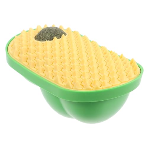 UKCOCO Katzenminze Spielzeugball Nips für Kratzen drinnen Kratzer Katzenfischkugel Katze leckt Ball Katzenministerspielzeug Katzenminze-Ballspielzeug Abs Yellow UKCOCO Katzenminze Spielzeugball Nips für Kratzen drinnen Kratzer Katzenfischkugel Katze leckt Ball Katzenministerspielzeug Katzenminze-Ballspielzeug Abs Yellow von UKCOCO