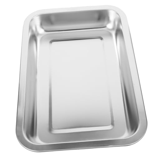 UKCOCO Katzentoilette für Große Katzen Katzenstreubox aus Rostfreiem Offene Metall Katzentoilette Hygienisch Reinigen für Reisen UKCOCO Katzentoilette für Große Katzen Katzenstreubox aus Rostfreiem Offene Metall Katzentoilette Hygienisch Reinigen für Reisen von UKCOCO