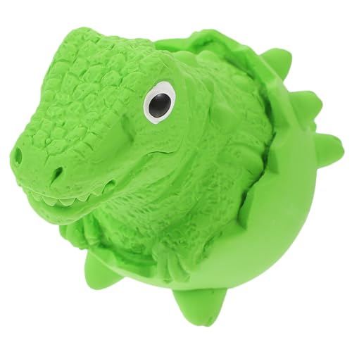 UKCOCO Squeaky Dog Toy Aus Latex Dinosaurierform Interaktives Spielzeug Für Kleine Hunde Und Welpen Lustiges Kauspielzeug Zur Zahnpflege Und Beschäftigung Für Haustiere von UKCOCO