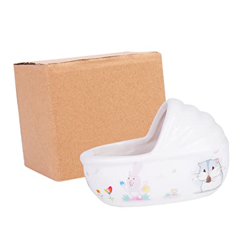 UKCOCO Keramische Hamster Badewanne Süßes Hamster Badezimmer Für Kreative Pflege Und Reinigung Für Hamster Und Andere Kleintiere Reinigungswerkzeug UKCOCO Keramische Hamster Badewanne Süßes Hamster Badezimmer Für Kreative Pflege Und Reinigung Für Hamster Und Andere Kleintiere Reinigungswerkzeug von UKCOCO