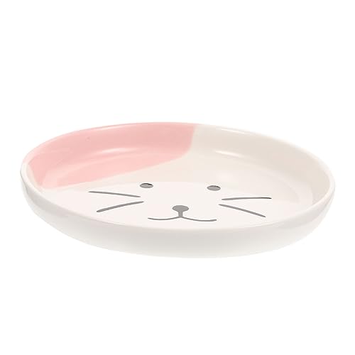 UKCOCO Keramischer Katzenteller für Katzenfutter Flacher Rutschfester Futterteller aus Keramik Stilvolles Design für Kätzchen und Kleine Haustiere Erleichtert UKCOCO Keramischer Katzenteller für Katzenfutter Flacher Rutschfester Futterteller aus Keramik Stilvolles Design für Kätzchen und Kleine Haustiere Erleichtert von UKCOCO