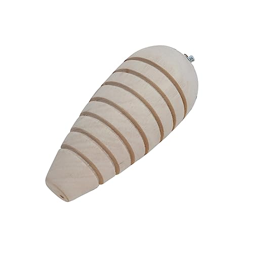 UKCOCO Holz Molar Spielzeug Für Kleintiere Beige Karottenform Für Hamster Kaninchen Und Meerschweinchen Sichere Kautoys Aus Natürlichem Holz Zahnpflege Und Mentale Stimulation von UKCOCO