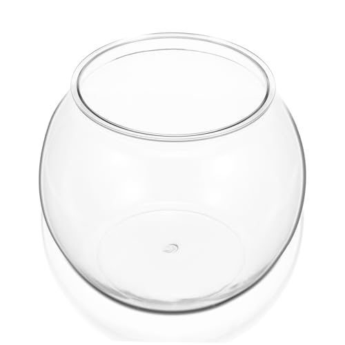 UKCOCO Kleines Transparentes Aquarium Multifunktionale Fischschale aus Kunststoff Goldfischbecken für Dekorative Fischhalterung für Pflanzen UKCOCO Kleines Transparentes Aquarium Multifunktionale Fischschale aus Kunststoff Goldfischbecken für Dekorative Fischhalterung für Pflanzen von UKCOCO