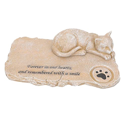 UKCOCO Kreativer Katzengedenkstein Widerstandsfähige Gartenfigur Zur Erinnerung An Geliebte Katzen Für Drinnen Und Draußen Langlebig Und Gestaltet UKCOCO Kreativer Katzengedenkstein Widerstandsfähige Gartenfigur Zur Erinnerung An Geliebte Katzen Für Drinnen Und Draußen Langlebig Und Gestaltet von UKCOCO