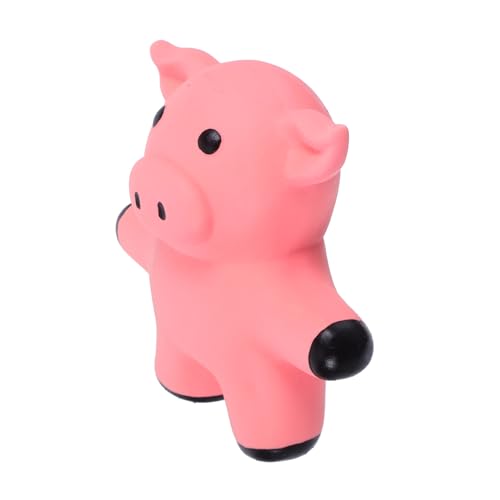 UKCOCO Latexspielzeug für Haustiere Tier kleines quietschendes hundespielzeug Interaktives Hundespielzeug Welpenspielzeug interessantes Kauspielzeug Emulsion Rosa von UKCOCO